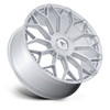 Set 4 20" Asanti Black AB051 Envoy Silver Brushed Face 20x10.5 5x112 5x4.5 40mm Wheels