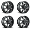 Set 4 Fuel D436 Maverick 20x9 5x5.5 5x150 Satin Black Wheels 20" 20mm Rims