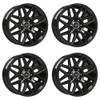 Set 4 20" Vision 305 Rekluse Gloss Black 20x9 Wheels 6x135 12mm Truck SUV Rims