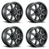 Set 4 Fuel D436 Maverick 20x9 6x135 6x5.5 Satin Black Wheels 20" 19mm Rims