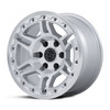 17" Black Rhino BR039 Vanguard Silver Machined Face 17x8.5 Wheel 6x135 25mm Rim Offroad Truck SUV Wheel