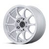 Set 4 17" Black Rhino BR038 Ronin Silver W/ Machined Face 17x8.5 6x5.5 25mm Rims Offroad Truck SUV Wheels