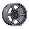 17" Black Rhino BR035 Kuma Gloss Gunmetal 17x8.5 Wheel 6x5.5 (6x139.7) 0mm Rim