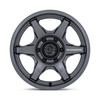 17" Black Rhino BR035 Kuma Gloss Gunmetal 17x8.5 Wheel 6x5.5 (6x139.7) 0mm Rim