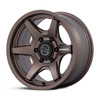 Set 4 17" Black Rhino BR035 Kuma Burnt Bronze 17x8.5 6x5.5 (6x139.7) 25mm Wheels Offroad Truck SUV Rims