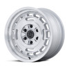 17" Black Rhino BR600 Vagabond Silver W/ Machined Face 17x8 Wheel 6x5.5 32mm Rim Offroad Truck SUV Wheel