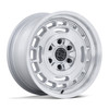 Set 4 17" Black Rhino BR600 Vagabond Silver W/ Machined Face 17x8 6x5.5 32mm Rims Offroad Truck SUV Wheels