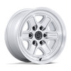18" Black Rhino BR032 Echo Gloss Silver Machined Face 18x9 Wheel 6x135 12mm Rim Offroad Truck SUV Wheel