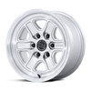 17" Black Rhino BR032 Echo Silver W/ Machined Face 17x8.5 Wheel 6x5.5 25mm Rim