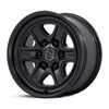 Set 4 17" Black Rhino BR032 Echo Matte Black 17x8.5 6x5.5 (6x139.7) 0mm Wheels