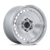 Set 4 17" Black Rhino BR036 Basin Silver W/ Machined Face 17x8.5 6x5.5 0mm Rims Offroad Truck SUV Wheels