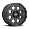 Set 4 15" Vision 56 Midway Satin Black 15x10 Wheels 5x5 (5x127) -25mm Rims