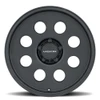 Set 4 15" Vision 56 Midway Satin Black 15x10 Wheels 5x5 (5x127) -25mm Rims