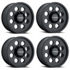 Set 4 18" Vision 56 Midway Satin Black 18x9 Wheels 8x6.5 (8x165.1) 12mm Rims