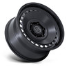 17" Black Rhino Hard Alloys BR036 Basin Matte Black 17x8.5 Wheel 6x135 0mm Rim