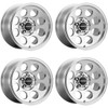 Set 4 18" Vision 56 Midway Polished 18x9 Wheels 5x5.5 (5x139.7) -12mm Truck Rims