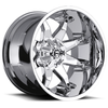 Set 4 Fuel D508 Octane 20x12 6x135 6x5.5 Chrome Plated Wheels 20" -44mm Rims