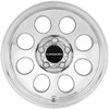 15" Vision 56 Midway Polished 15x10 Wheel 4x156 -10.3mm Offroad Rim