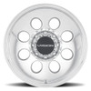 Set 4 20" Vision 56 Midway Polished 20x12 Wheels 8x170 -44mm Offroad Truck Rims