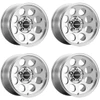 Set 4 16" Vision 56 Midway Polished 16x10 Wheels 5x5.5 (5x139.7) -25mm Rims