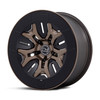 Set 4 20" Black Rhino BR406 Rockledge Matte Bronze 20x8.5 Wheels 5x5.5 35mm Rims Offroad Truck Wheels