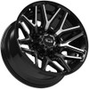 20" Vision 305 Rekluse Gloss Black Machined Face 20x9 Wheel 8x170 12mm Truck Rim