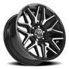 Set 4 20" Vision 305 Rekluse Gloss Black Machined Face 20x9 6x5.5 12mm Wheels
