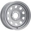 Set 4 15" Vision JG70 Silver 15x6 Wheels 5x4.5 (5x114.3) 0mm Trailer Rims