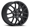 Set 4 17" Vision 426 Cross Matte Black 17x7.5 Wheels 4x100 38mm Street Rims