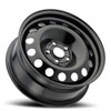 Set 4 16" Vision SW60 Steel Black 16x6.5 Wheels 5x100 40mm Rims