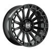 Set 4 22" Hostile H142 Warrior Asphalt 22x12 Wheels 5x5 -44mm Offroad Truck Rims