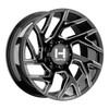 22" Hostile H141 Vortex Blade Cut 22x10 Wheel 8x180 -25mm Offroad Truck Rim