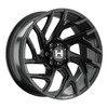 Set 4 20" Hostile H141 Vortex Asphalt 20x10 Wheels 6x5.5 -19mm Truck SUV Rims