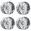 Set 4 20" Hostile H116 Jigsaw Armor Plated 20x10 Wheels 8x6.5 -19mm Truck Rims