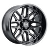 20" Hostile H120 Vulcan Asphalt 20x10 Wheel 6x135 -19mm Offroad Truck SUV Rim