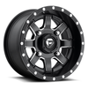 Set 4 Fuel UTV D538 Maverick 16x7 4x110 Matte Black Milled Wheels 16" 13mm Rims