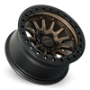 20" Lock Offroad Trail Matte Bronze Matte Black Ring 20x10 Wheel 6x135 18mm Rim Truck SUV Wheel