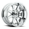 Set 4 Fuel D536 Maverick 20x9 8x6.5 Chrome Plated Wheels 20" 1mm Rims