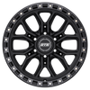 20" Dropstars Trail Series 608BB Matte Black Gloss Black Ring 20x9 6x5.5 00mm Rim Offroad Truck SUV Wheel