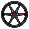 20" TIS Motorsports 508BB Satin Black Gloss Black Ring Wheel 20x9.5 6x5.5 20mm Rim