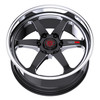 Set 4 20" TIS Motorsports 508BM Gloss Black Milled Accents 20x9.5 6x5.5 20mm Rims Truck SUV Wheels
