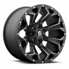 Set 4 22" Fuel D546 Assault 22x9.5 6x135 6x5.5 Black Milled Wheels 20mm Rims