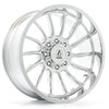 Set 4 24" Axe Off-Road Chronus Chrome 24x10 Wheels 6x135 6x5.5 -19mm Truck Rims