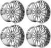 Set 4 22" Axe Off-Road Echo Chrome 22x12 Wheels 8x180 -44mm Lifted Truck Rims