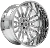 Set 4 22" Axe Off-Road Echo Chrome 22x12 Wheels 8x170 -44mm Lifted Truck Rims