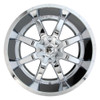 Set 4 20" Fuel D536 Maverick 20x12 5x5.5 5x150 -44mm Chrome Plated Lifted Wheels