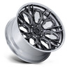 22" Fuel FC409 Hive Gloss Gunmetal w/ Chrome Lip 22x9.5 6x5.5 (6x139.7) 20mm Rim Offroad Truck SUV Wheel