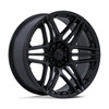 20" Fuel FC909 Weapon Blackout 20x9 Wheel 5x5 (5x127) 1mm Offroad Truck Rim