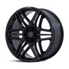 22" Fuel FC909 Weapon Blackout 22x9.5 Wheel 6x5.5 (6x139.7) 20mm Truck SUV Rim