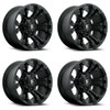 Set 4 Fuel D560 Vapor 18x9 6x135 6x5.5 Matte Black Wheels 18" -13mm Rims